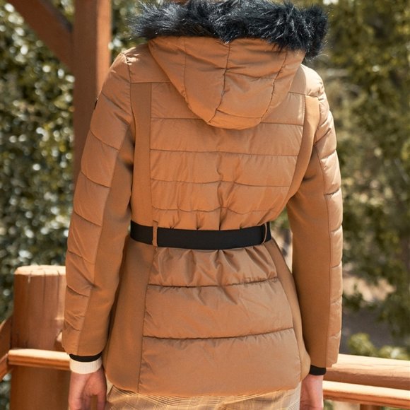 Belted Puffer Jacket - Picture 5 of 6